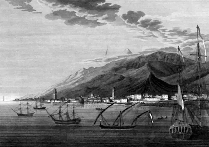 Вид города СантаКруз на острове Тенериф Из Атласа к путешествию вокруг света - фото 7