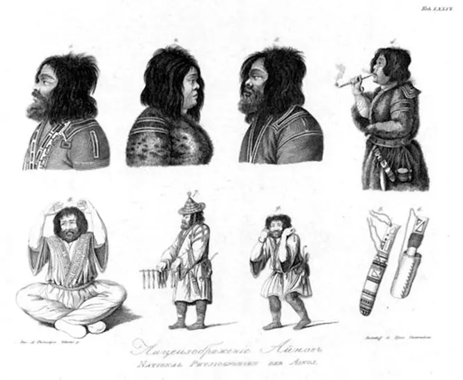 Изображение айнов Из Атласа к путешествию вокруг света капитана Крузенштерна - фото 56
