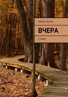 Ивана Осень Вчера. Стихи обложка книги