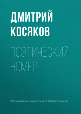 Дмитрий Косяков Поэтический номер обложка книги