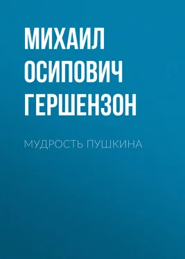 Михаил Гершензон Мудрость Пушкина обложка книги