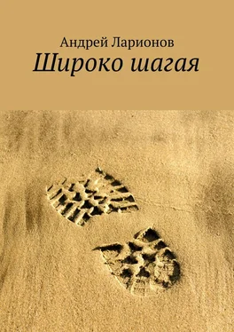 Андрей Ларионов Широко шагая обложка книги