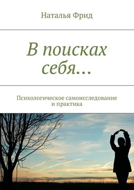 Наталья Фрид В поисках себя… Психологическое самоисследование и практика обложка книги