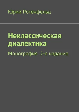 Юрий Ротенфельд Неклассическая диалектика. Монография. 2-е издание обложка книги