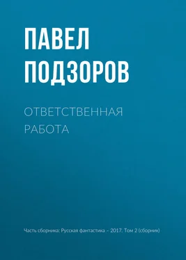 Павел Подзоров Ответственная работа обложка книги