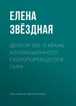 Елена Звёздная Дело № 582. О краже коллекционного скоропортящегося сыра обложка книги