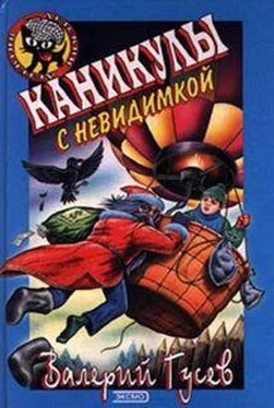 Валерий Гусев Каникулы с невидимкой обложка книги