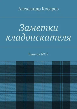 Александр Косарев Заметки кладоискателя. Выпуск №17 обложка книги