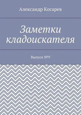 Александр Косарев Заметки кладоискателя. Выпуск №9 обложка книги