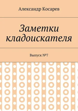 Александр Косарев Заметки кладоискателя. Выпуск №7 обложка книги