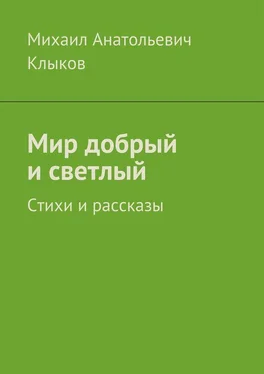 Михаил Клыков Мир добрый и светлый. Стихи и рассказы обложка книги