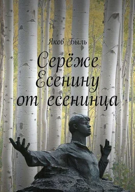 Яков Быль Серёже Есенину от есенинца обложка книги