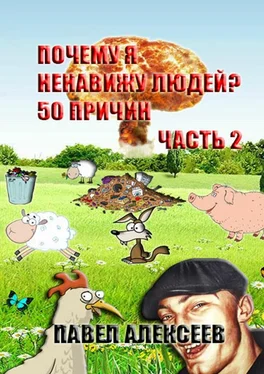 Павел Алексеев Почему я ненавижу людей? 50 причин. Часть 2 обложка книги