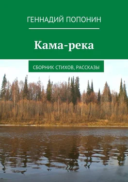 Геннадий Попонин Кама-река. Сборник стихов, рассказы обложка книги