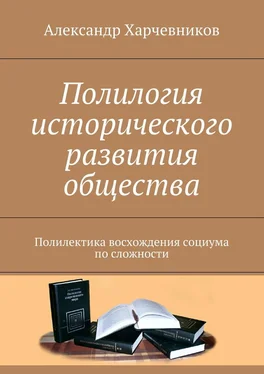 Александр Харчевников Полилогия исторического развития общества. Полилектика восхождения социума по сложности обложка книги