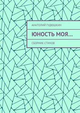 Анатолий Гудюшкин Юность моя… Сборник стихов обложка книги