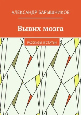 Александр Барышников Вывих мозга. Рассказы и статьи обложка книги