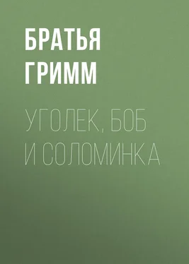 Якоб и Вильгельм Гримм Уголек, боб и соломинка обложка книги