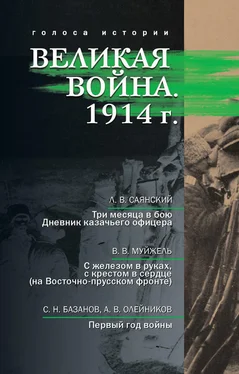 Л. Саянский Великая война. 1914 г. (сборник) обложка книги
