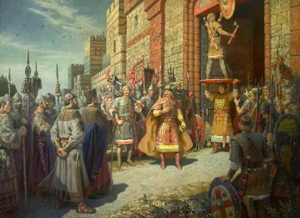 Щит на вратах Царьграда Художник Б Ольшанский Современные учёные полагают - фото 11