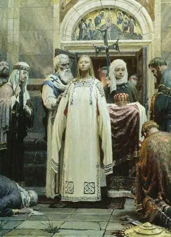 Княгиня Ольга Крещение Художник С Кириллов Вернувшись домой в 957 г она - фото 22