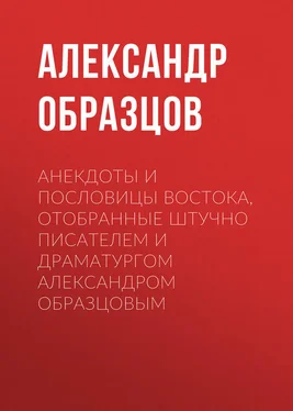 Александр Образцов Анекдоты и пословицы Востока, отобранные штучно писателем и драматургом Александром Образцовым обложка книги