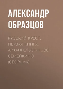 Александр Образцов Русский крест. Первая книга. Архангельск-Новосемейкино (сборник) обложка книги