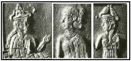 ŞƏKİLLƏRİ LYAPİSLAZURİ LÖVHƏSİNDƏ ƏKS EDİLMİŞ ADLARI NAMƏLUM ANTİK DÖVRÜN - фото 11