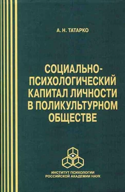 Александр Татарко Социально-психологический капитал личности в поликультурном обществе обложка книги