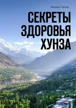 Михаил Титов Секреты здоровья Хунза обложка книги