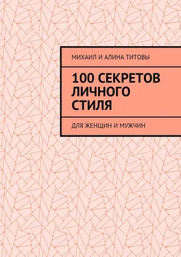 Алина Титова 100 секретов личного стиля. Для женщин и мужчин обложка книги