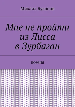 Михаил Буканов Мне не пройти из Лисса в Зурбаган. Поэзия обложка книги