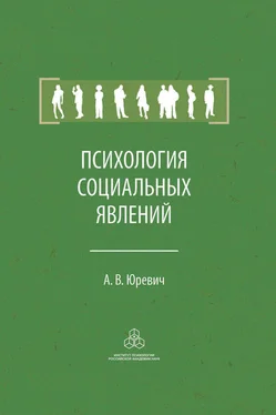 Андрей Юревич Психология социальных явлений обложка книги