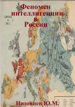 Юрий Низовцев Феномен интеллигенции в России обложка книги