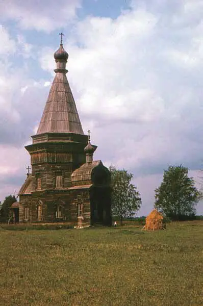 Храм села Красная Ляга 1665 Обонежье 1980 Храм Преображения 1786 Село - фото 81