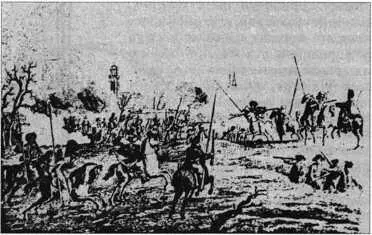 Бой казаков с французами около Девентера зимой 1813 г Французский генерал не - фото 27