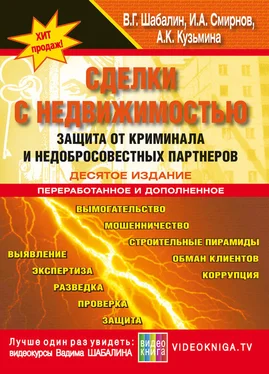 Вадим Шабалин Сделки с недвижимостью. Защита от криминала и недобросовеcтных партнеров обложка книги