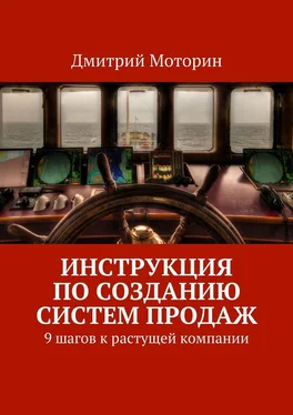 Дмитрий Моторин Инструкция по созданию Систем Продаж. 9 шагов к растущей компании обложка книги