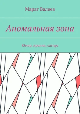 Марат Валеев Аномальная зона. Юмор, ирония, сатира обложка книги