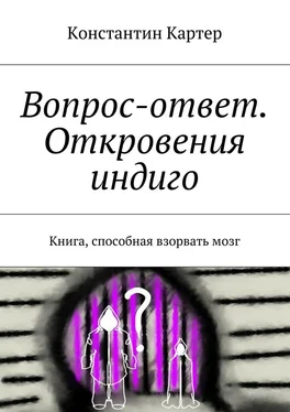 Константин Картер Вопрос-ответ. Откровения индиго. Книга, способная взорвать мозг обложка книги