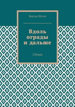 Виктор Мусин Вдоль ограды и дальше. Стихи обложка книги