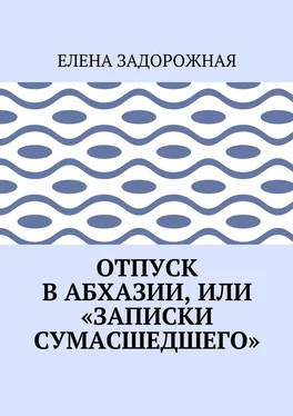 Елена Задорожная Отпуск в Абхазии, или «Записки сумасшедшего» обложка книги