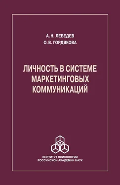 Ольга Гордякова Личность в системе маркетинговых коммуникаций обложка книги