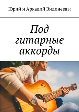 Юрий и Аркадий Видинеевы Под гитарные аккорды обложка книги