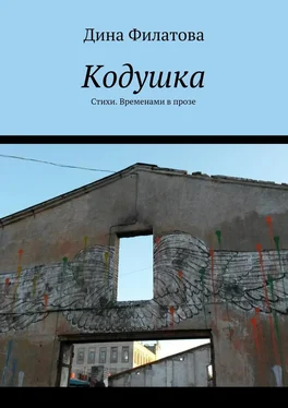 Дина Филатова Кодушка. Стихи. Временами в прозе обложка книги