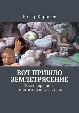 Батыр Каррыев Вот пришло землетрясение. Факты, причины, гипотезы и последствия обложка книги