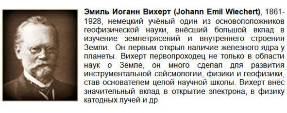 В 1899 году немецкий учёный Эмиль Вихерт предположил что фиксируемые на - фото 29