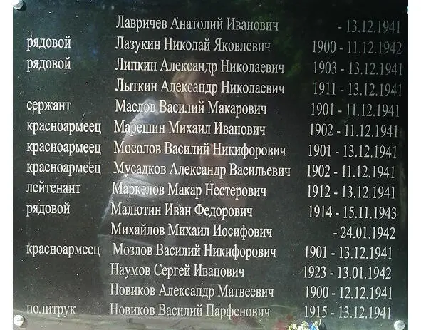Братская могила Стояли намертво под Тулой - фото 12