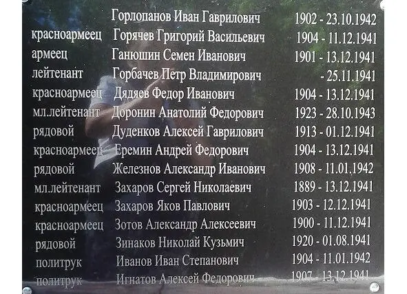 Братская могила Стояли намертво под Тулой - фото 10