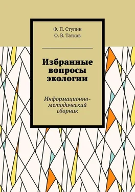 О. Татков Избранные вопросы экологии. Информационно-методический сборник обложка книги